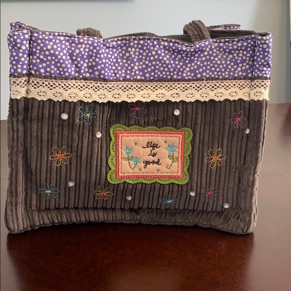 Natural Life Hand Bag Life Is Good NWT